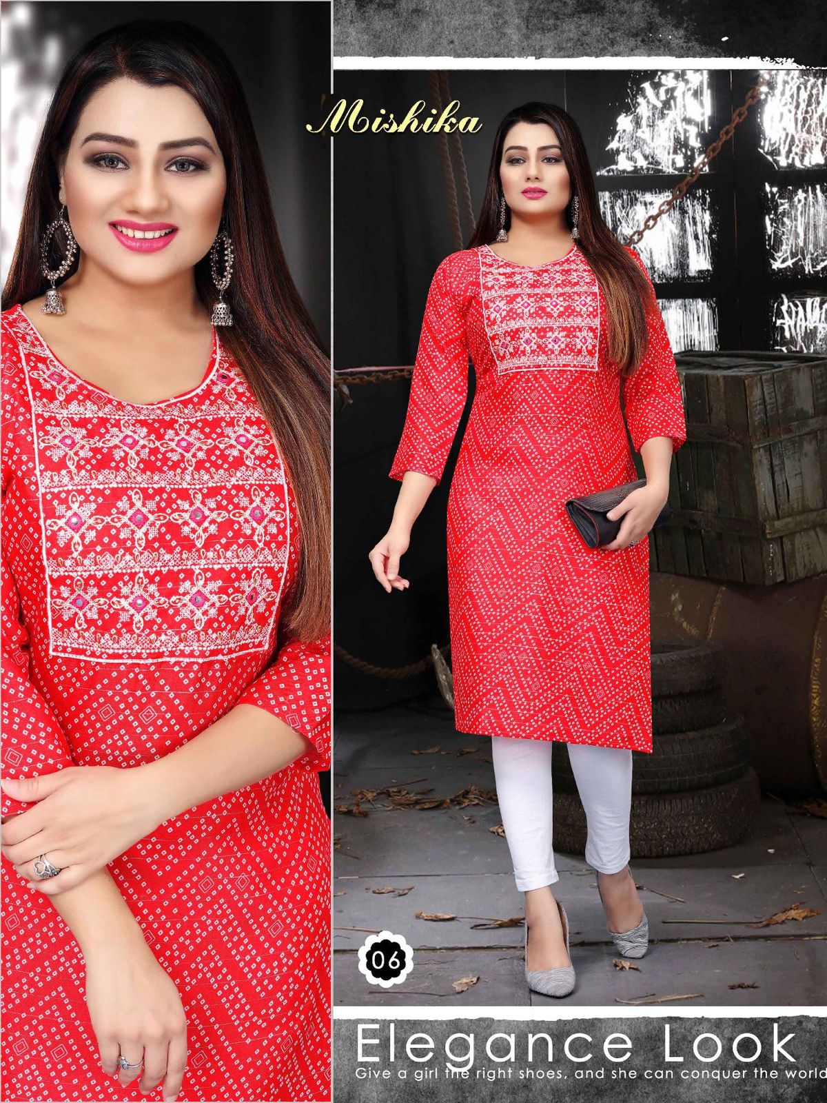 Aagya Mishika 3 Fancy Wear Wholesale Kurti Collection